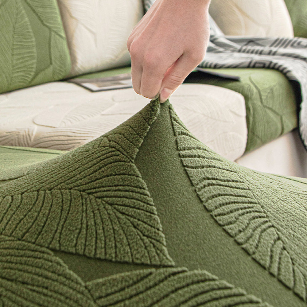 Leaf Waterproof Anti-Scratch Stretch Full Wrap Couch Cover