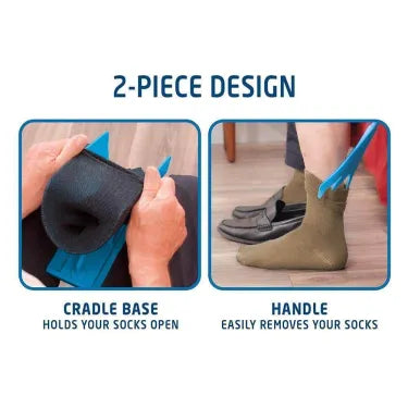Sock Slider Aid Tool - Sock Helper for Seniors & Limited Mobility