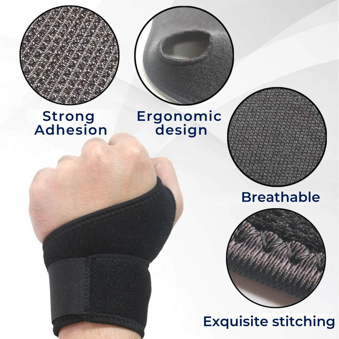 FlexiSupport Orthopedic Wrist Brace - Adjustable Fit