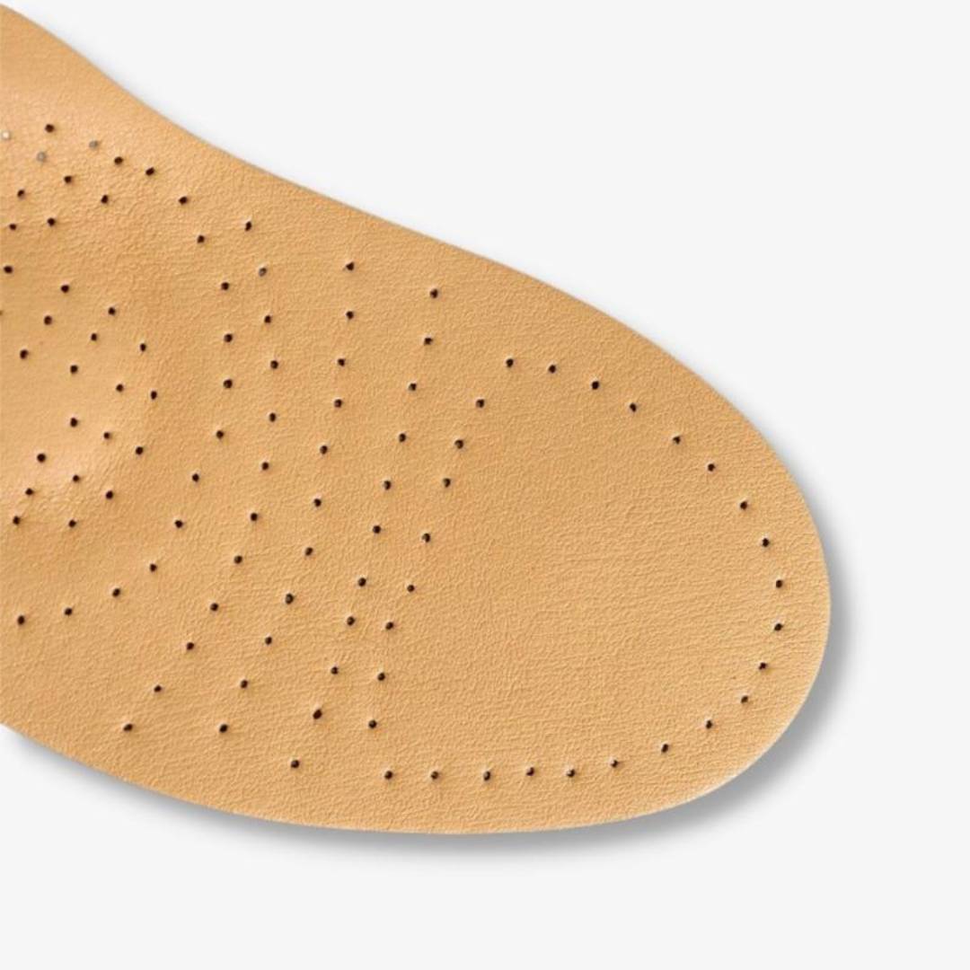 LeatherGuard Orthopedic Leather Shoe Insole | Shock Absorption - Arch Support - Comfortable