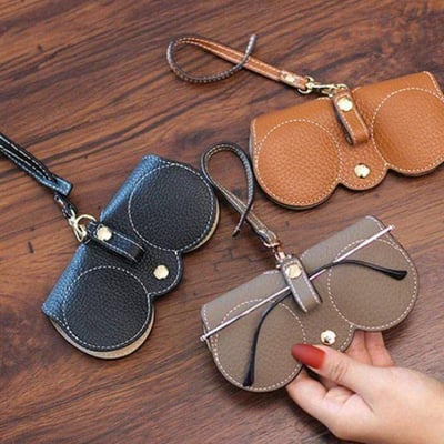 Sunglasses Case Made Of Soft Leather