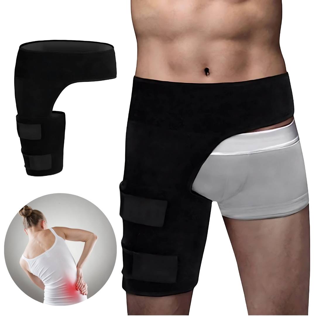 FlexiRelief Hip Brace Thigh Compression Sleeve - Support and Comfort