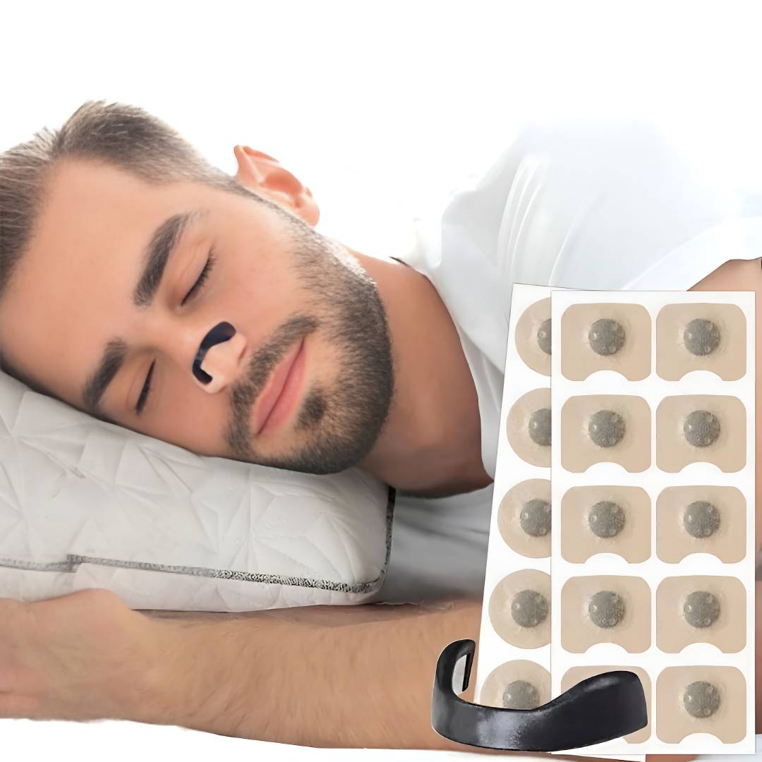 DeepBreathe Magnetic Nasal Strip Pack - Help Reduce Snoring & Easier Breathing