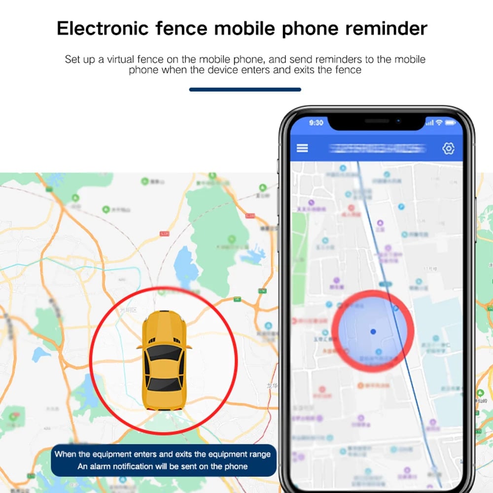Magnetic GPS Tracker for Cars and Vehicles - Loss Prevention with Strong Magnetic Hold