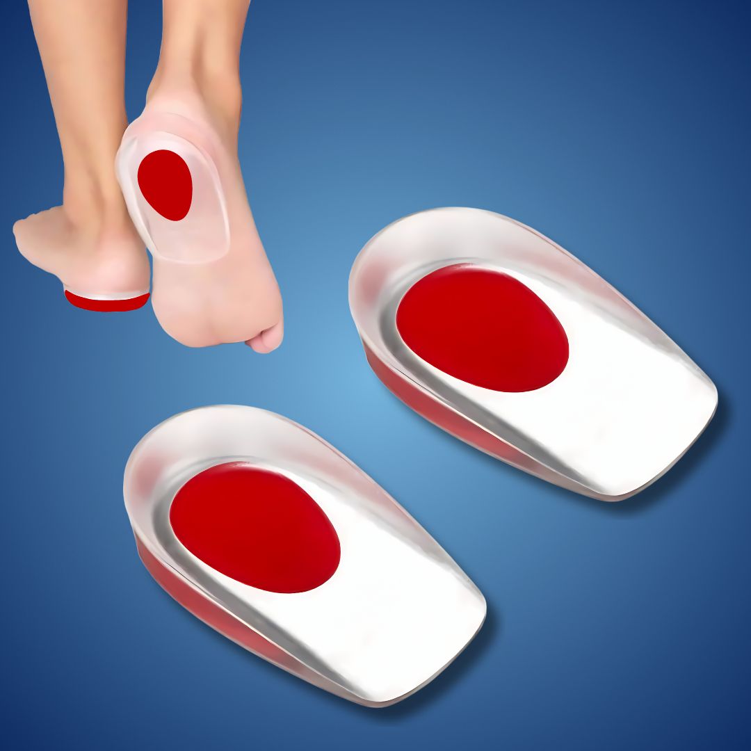 ComfortStep Plantar Heel Cups Gel Pads - for Heel Comfort and Foot Support