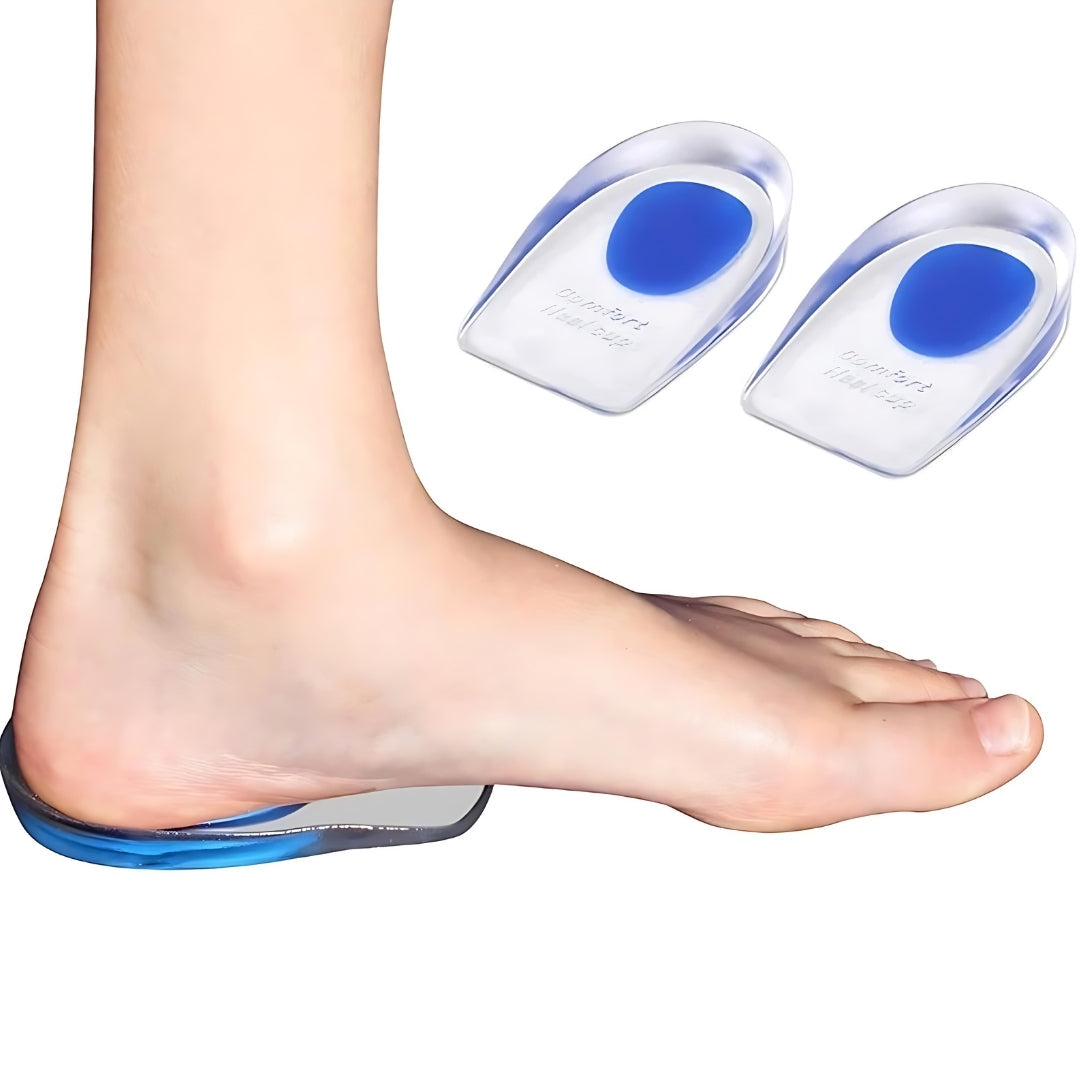 ComfortStep Plantar Heel Cups Gel Pads - for Heel Comfort and Foot Support