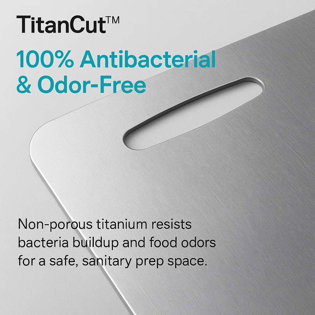 Titanium Cutting Board - Durable, Hygienic & Scratch-Resistant