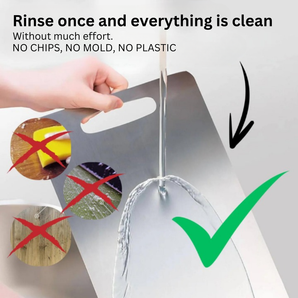 Titanium Cutting Board - Durable, Hygienic & Scratch-Resistant
