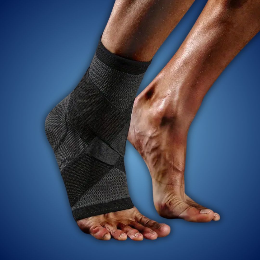 FlexGuard Compression Ankle Brace - for Joint Stability and Comfort