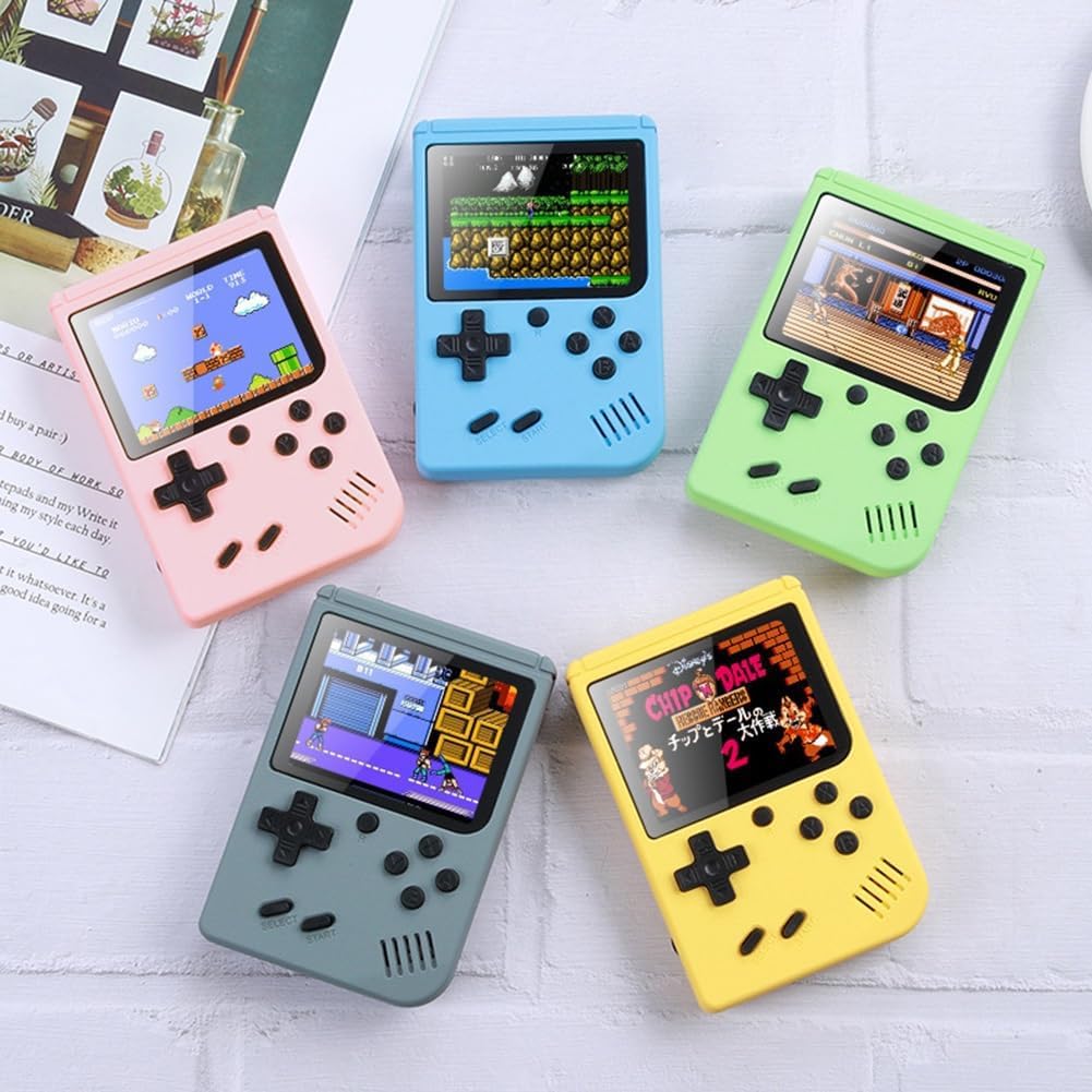 RetroRush Mini Console – 400 Classic Games