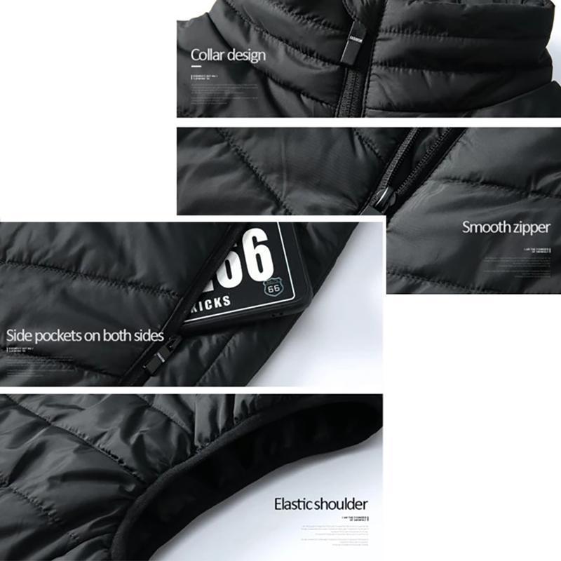 Outdoor Heated Vest with Adjustable Heat Levels