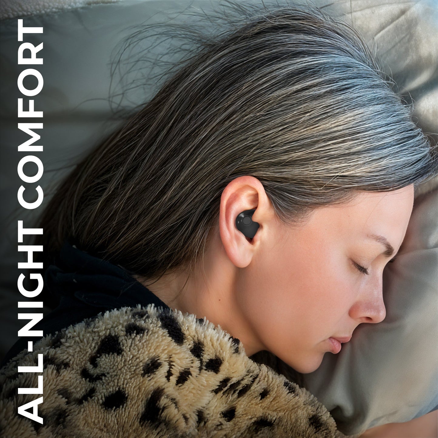 Sleep Headphones - Sleep Earbuds for Side Sleepers & Sound Reduction