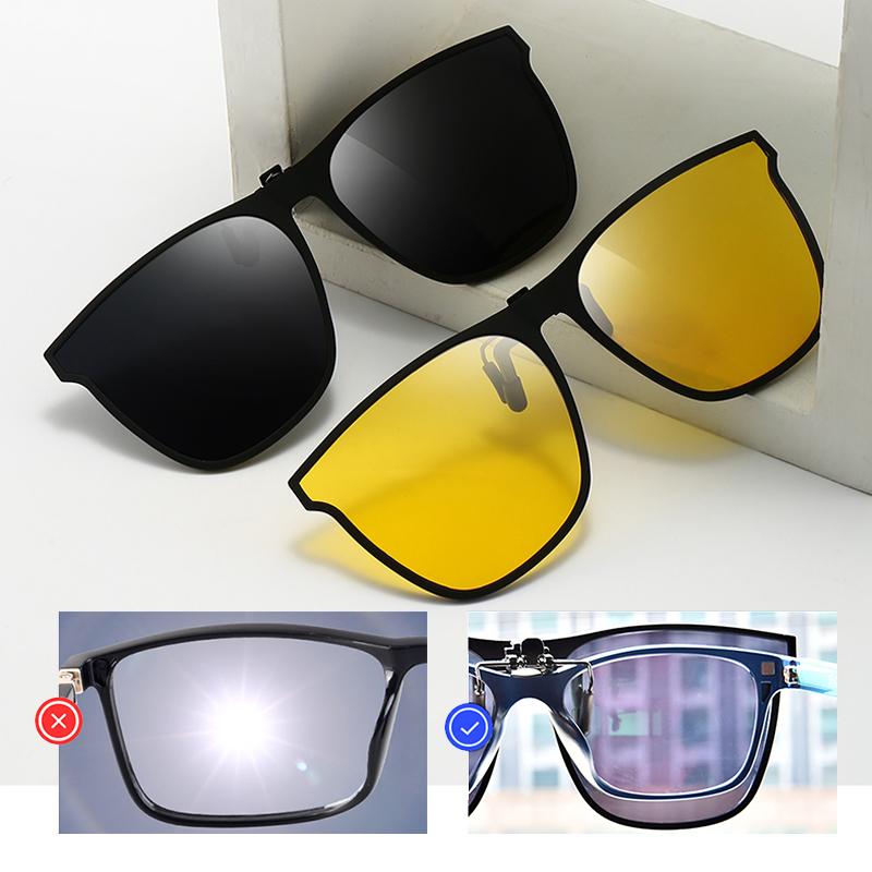 Clip-ON Polarized Flip-Up Sunglasses