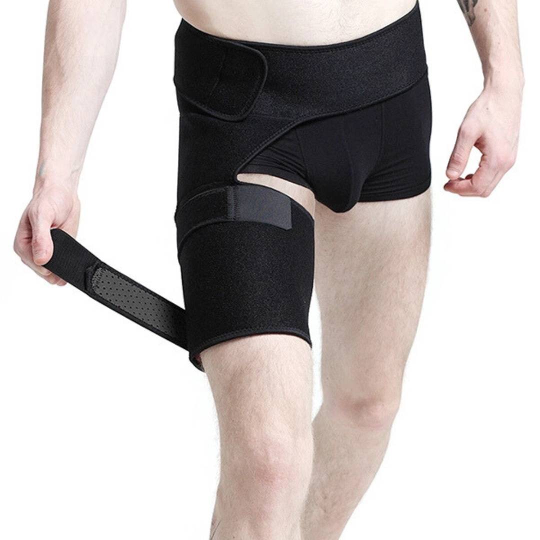 FlexiRelief Hip Brace Thigh Compression Sleeve - Support and Comfort