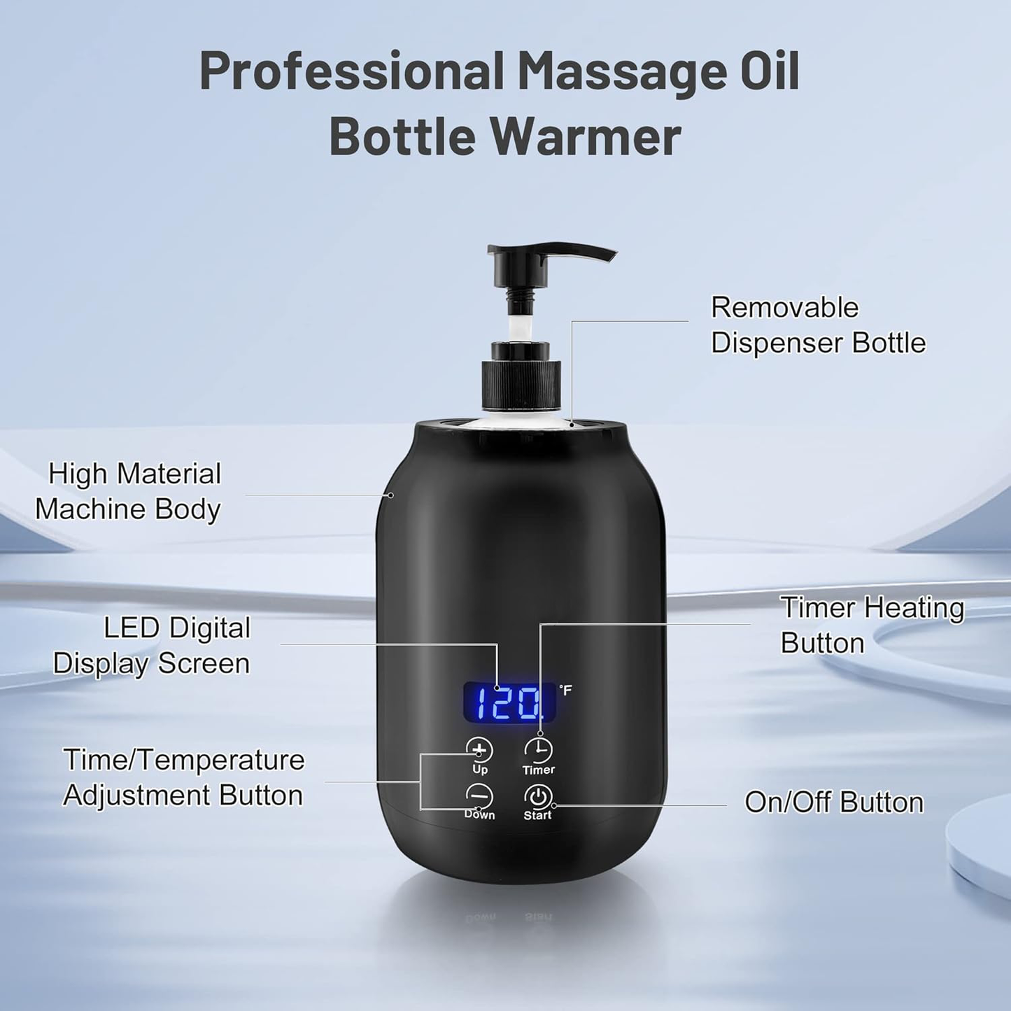 WarmEase Portable Electric Massage Oil Warmer