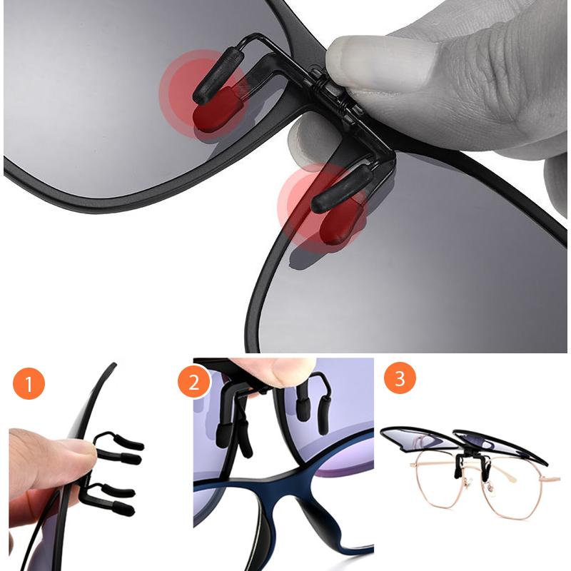 Clip-ON Polarized Flip-Up Sunglasses