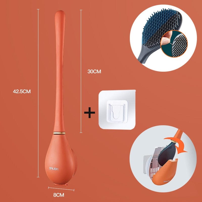 Modern Flexible Silicone Toilet Brush
