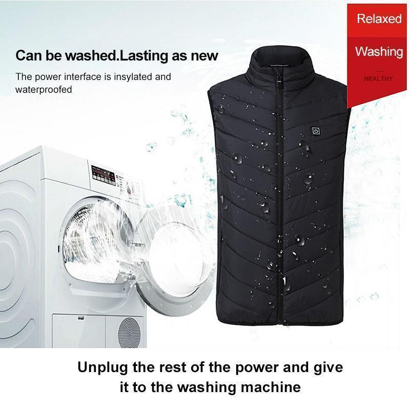 Outdoor Heated Vest with Adjustable Heat Levels
