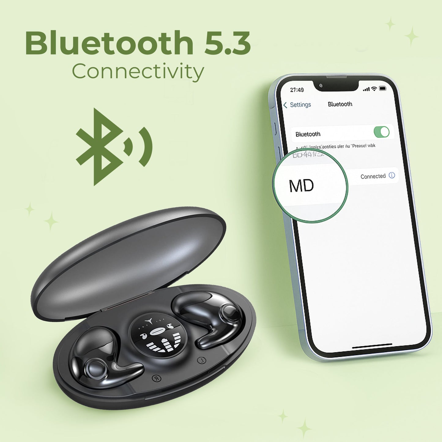 Sleep Headphones - Sleep Earbuds for Side Sleepers & Sound Reduction