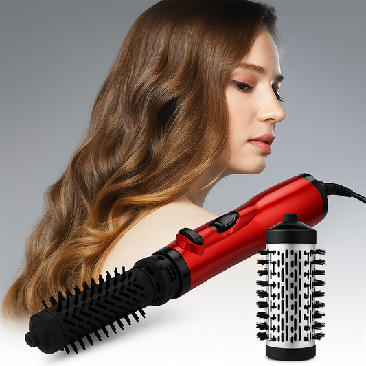 AirGlam Auto-Rotating Ionic Round Brush & Hair Styler