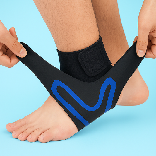 Ankle Wrap Brace - Compression Support for Sprains, Swelling & Foot Pain