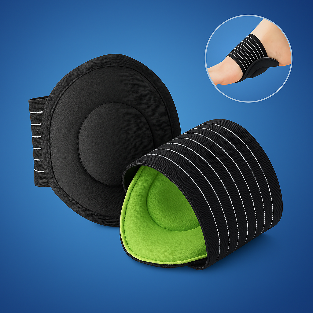 FootEase Plantar Arch Support Insoles - Cushioning for All-Day Wear