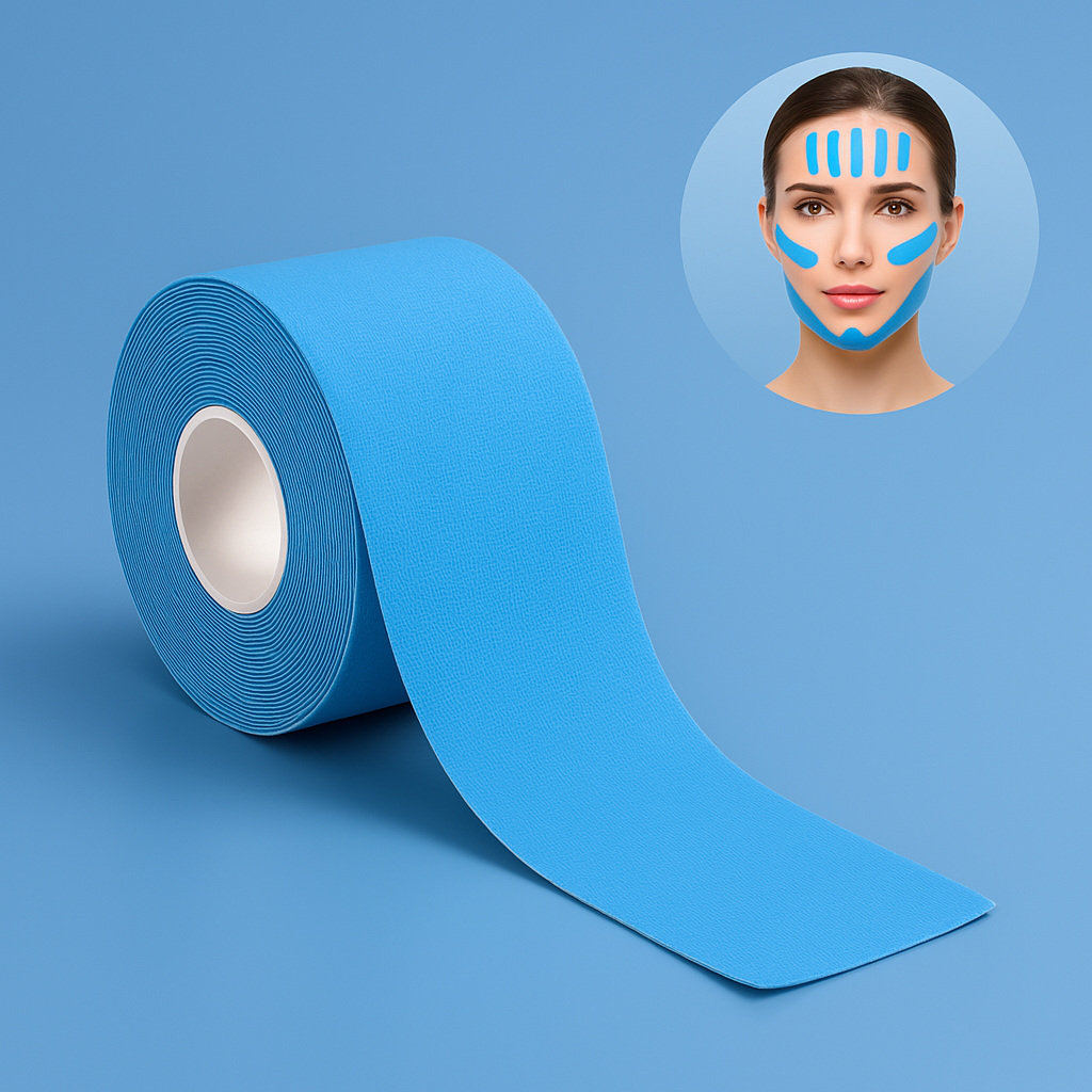 Kinesiology Face & Neck Tape - Skin-Lifting Support Tape