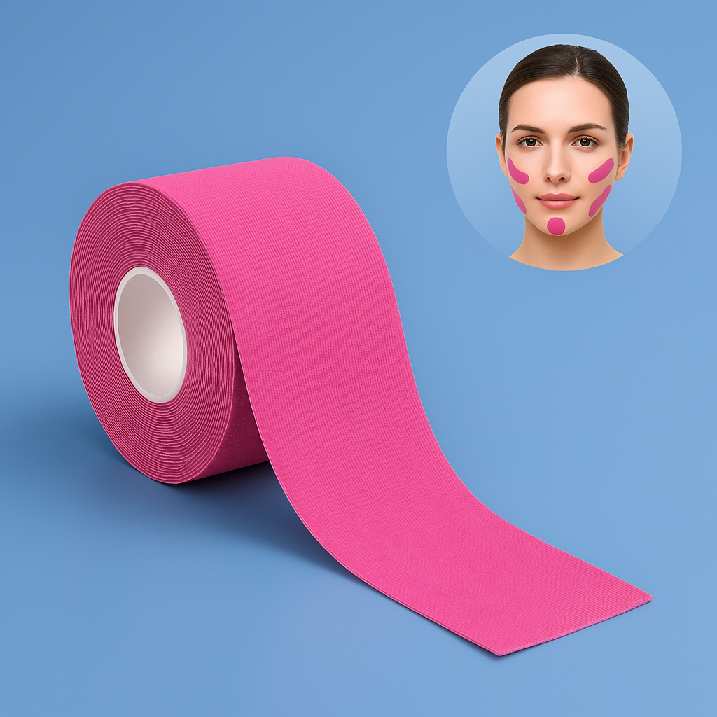 Kinesiology Face & Neck Tape - Skin-Lifting Support Tape