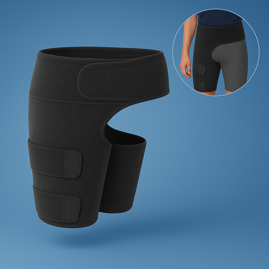 FlexiRelief Hip Brace Thigh Compression Sleeve - Support and Comfort