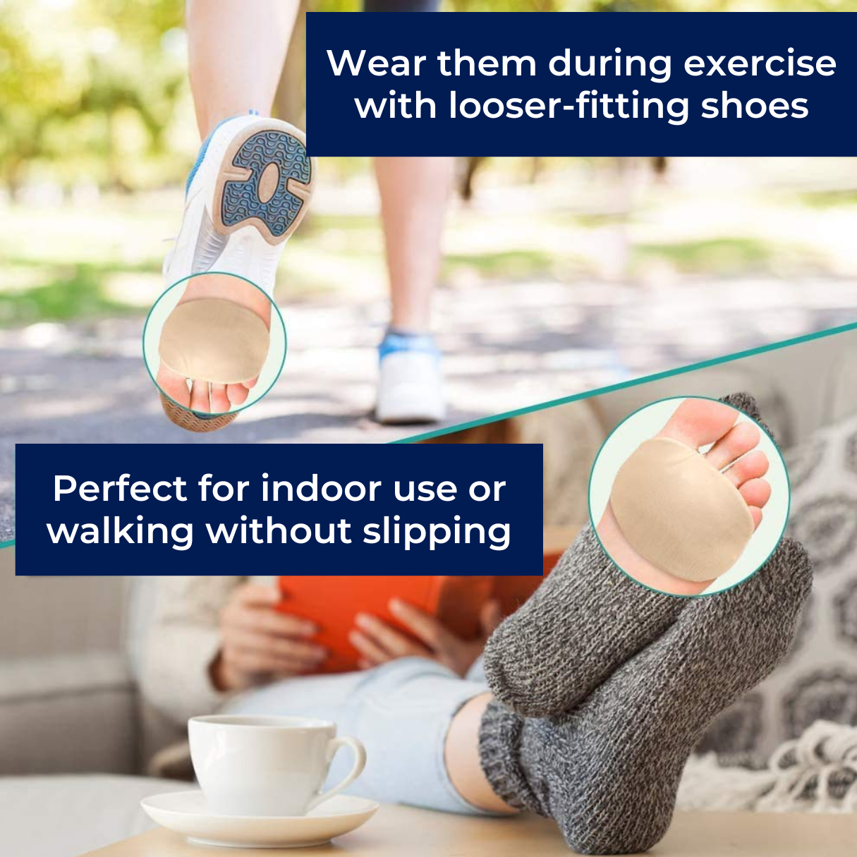 GelPads Foot Support Pads - Daily Cushion & Pressure Relief