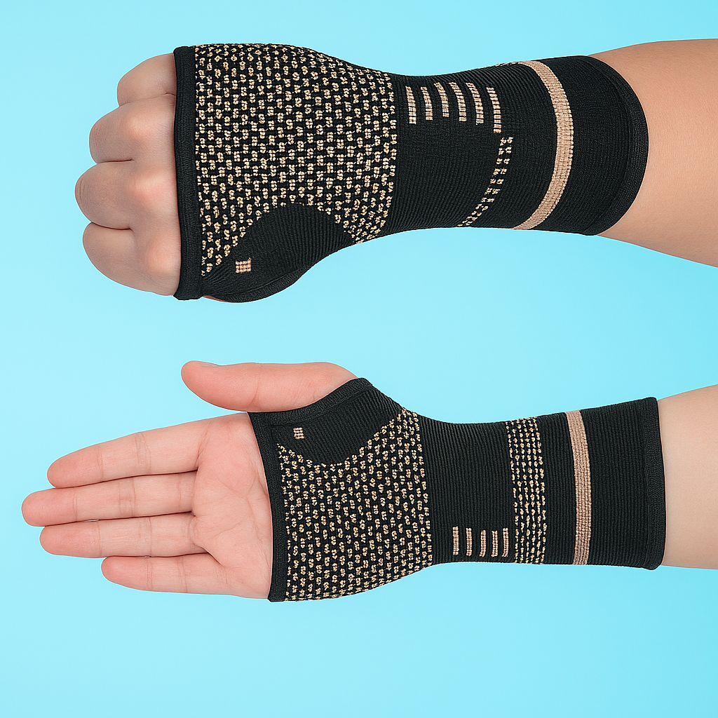 CopperRelief Wrist & Hand Brace - Pain Support Sleeve