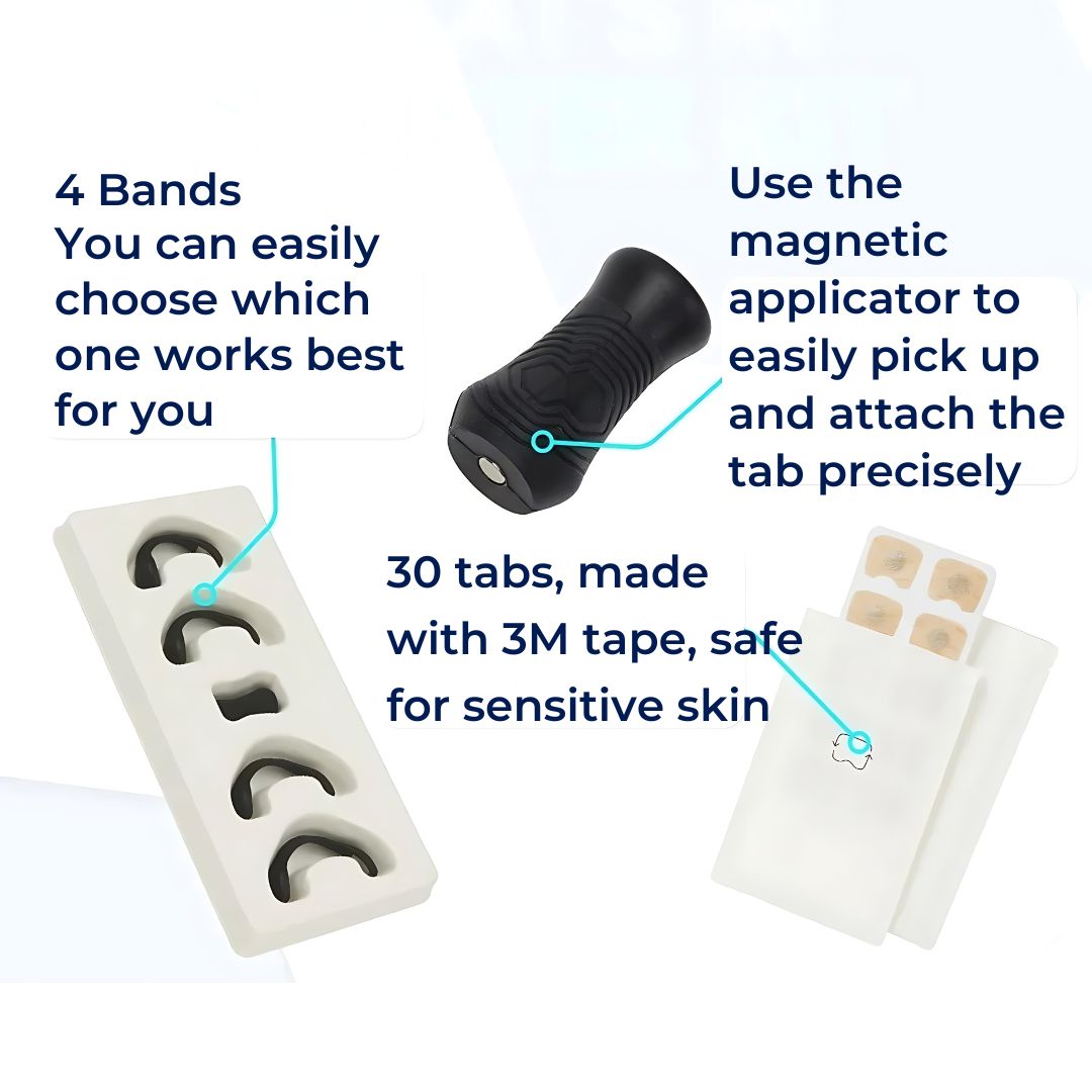 DeepBreathe Magnetic Nasal Strip Pack - Help Reduce Snoring & Easier Breathing