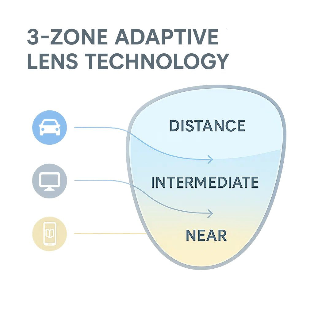 Progressive Multifocal Glasses - Comfortable Vision from Near to Far