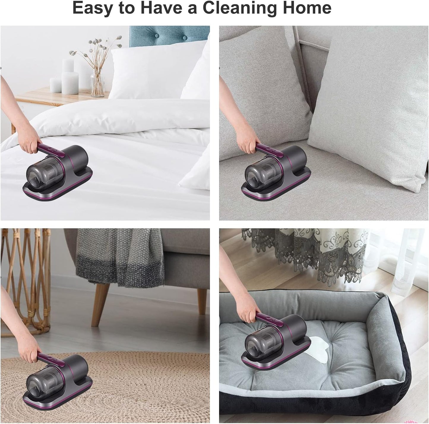 DustEase All-in-One Vacuum & Iron For Home Use