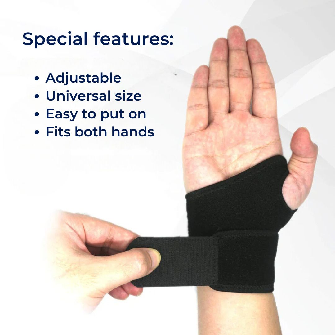 FlexiSupport Orthopedic Wrist Brace - Adjustable Fit