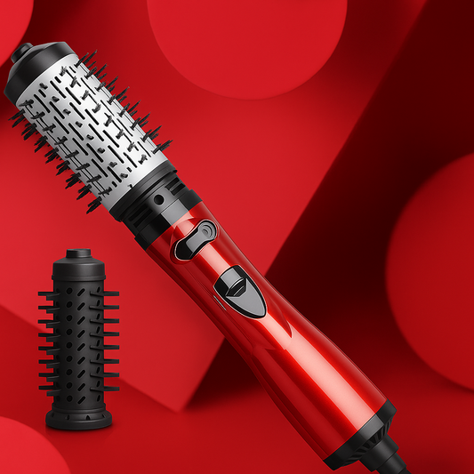 GlamBrush 3-in-1 Hair Styler Brush – For Smooth, Frizz-Free Hair