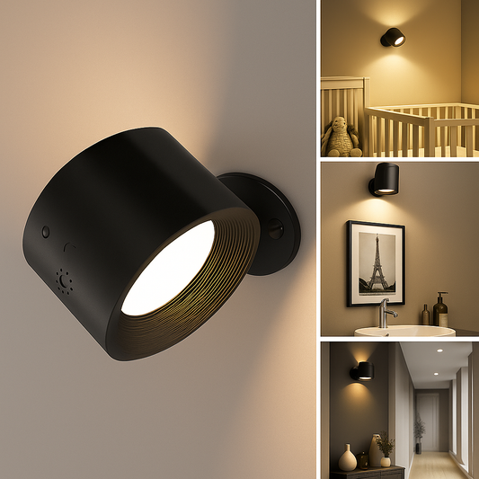 GlowMate Stick-On LED Wall Light  – No Screws or Wires, Just Stick & Glow