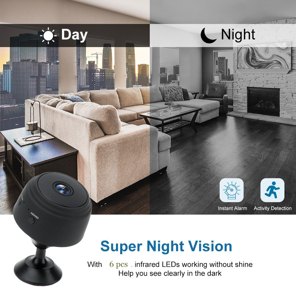 Mini Wireless Indoor Security Camera Pro