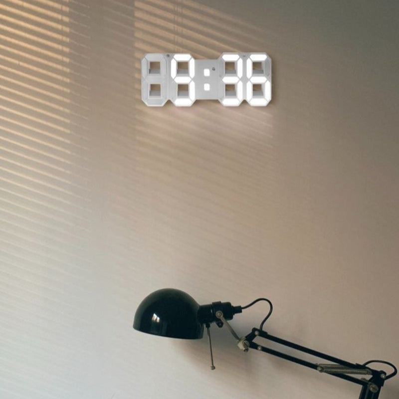 3D Modern LED Digital Wall Clock - Stylish Wall Decor