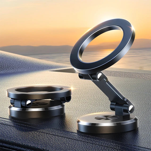 AutoGrip Car Phone Holder - Magnetic, 360° Rotation Design