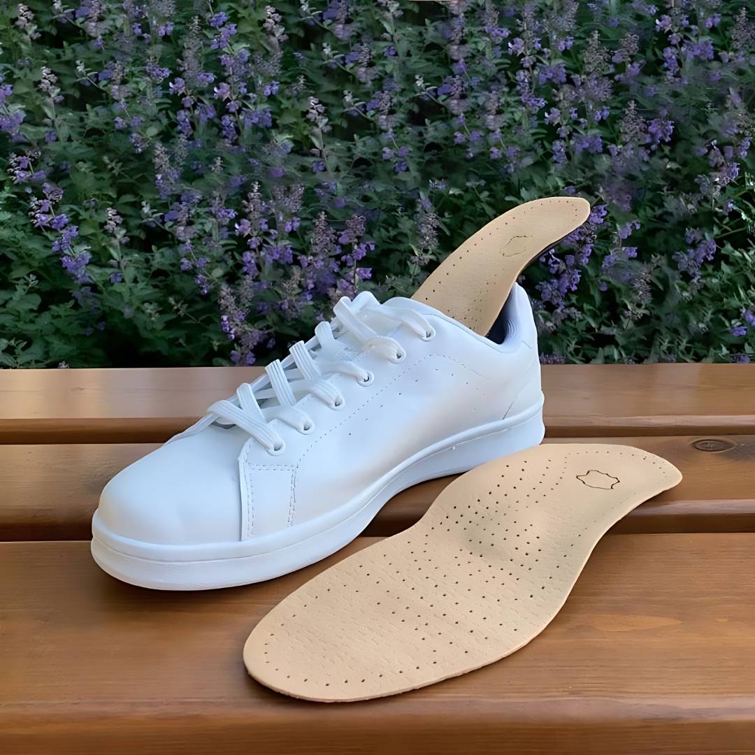 LeatherGuard Orthopedic Leather Shoe Insole | Shock Absorption - Arch Support - Comfortable