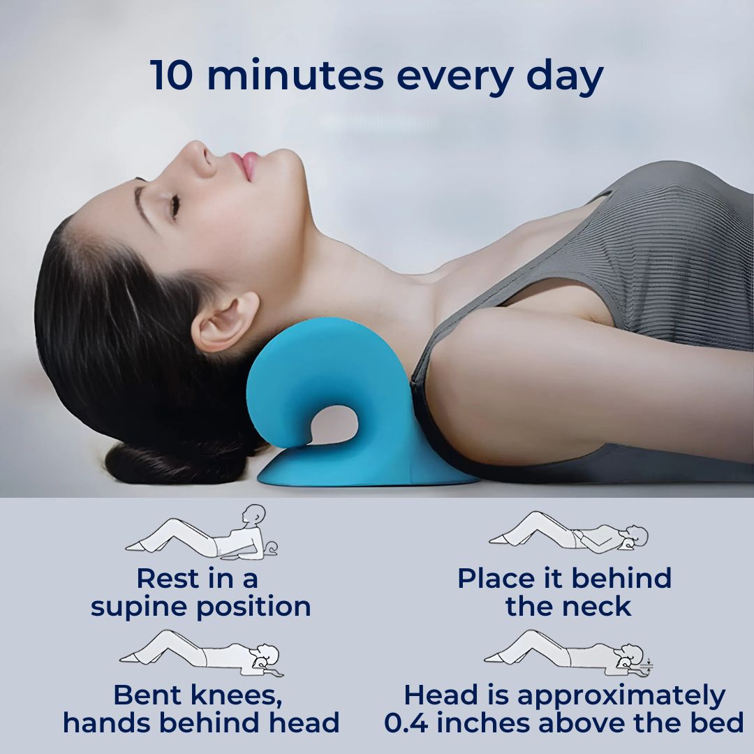NeckAlign Neck Pillow Stretcher for Neck Tension