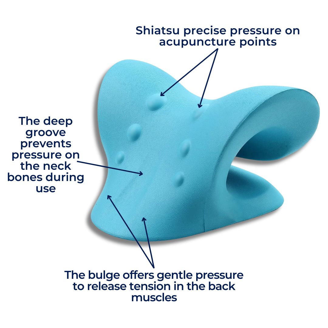 NeckAlign Neck Pillow Stretcher for Neck Tension