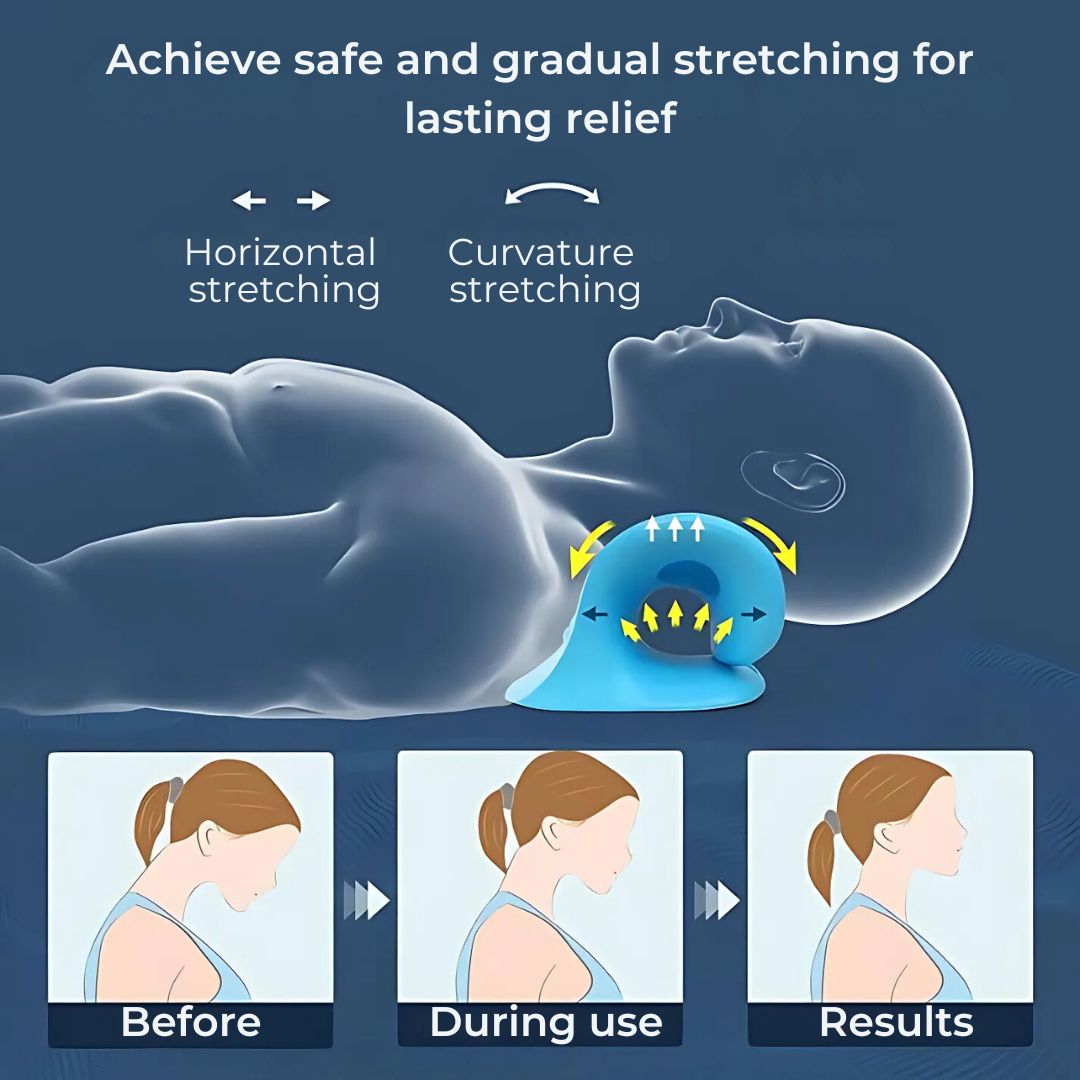 NeckAlign Neck Pillow Stretcher for Neck Tension