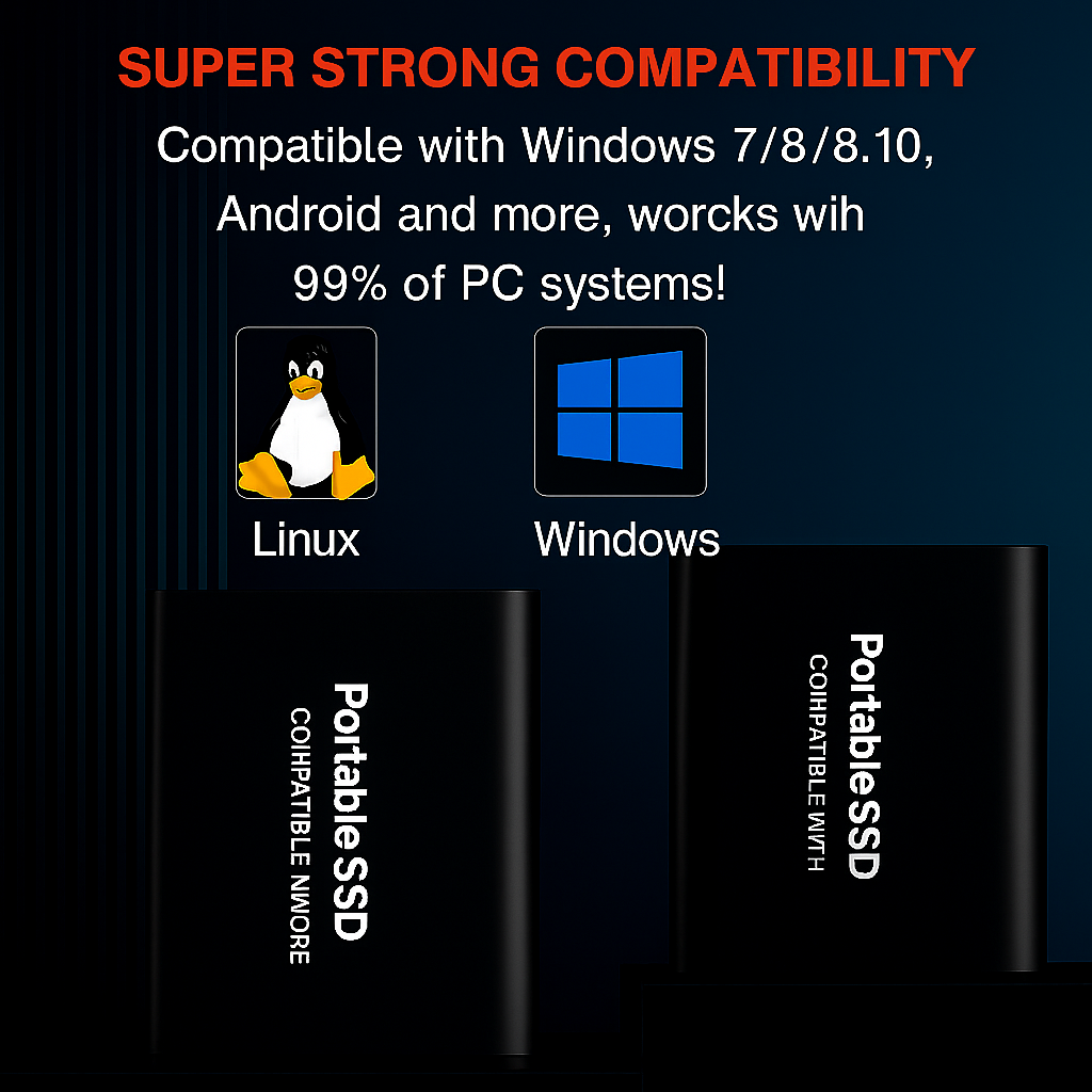 Portable SSD External Hard Drive | From 1TB – 32TB Ultra-Fast Storage