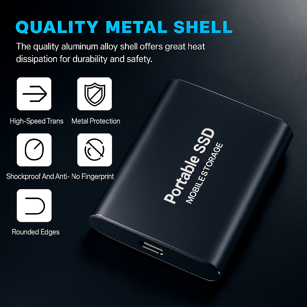 Portable SSD External Hard Drive | From 1TB – 32TB Ultra-Fast Storage