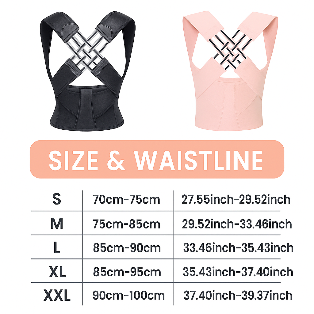 PosturAlign Adjustable Posture Corrector Belt for Men & Women