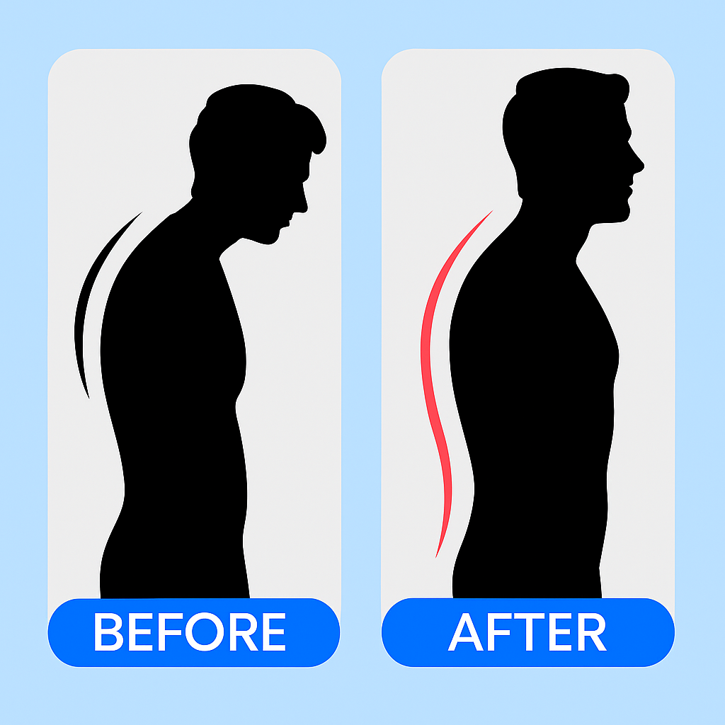 PosturAlign Adjustable Posture Corrector Belt for Men & Women