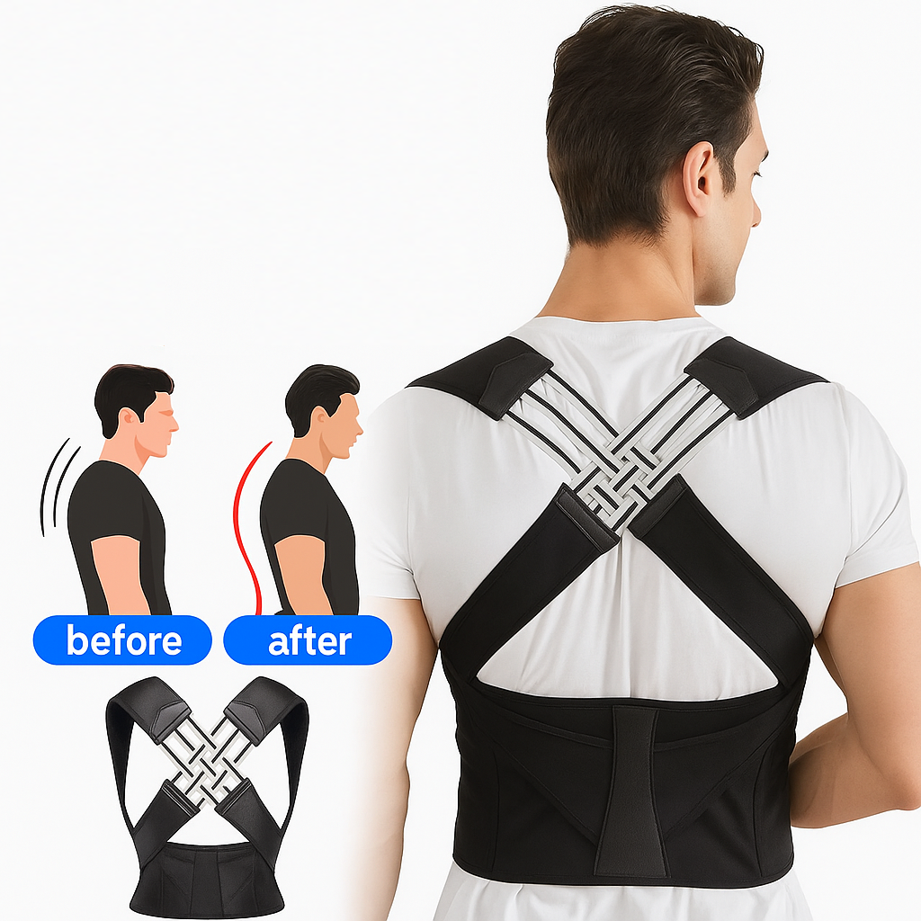 PosturAlign Adjustable Posture Corrector Belt for Men & Women