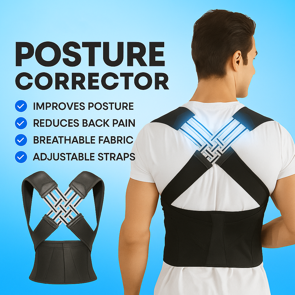 PosturAlign Adjustable Posture Corrector Belt for Men & Women